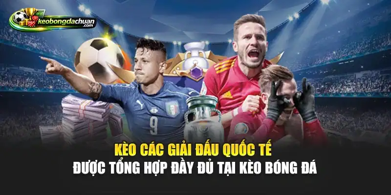 Kèo các giải đấu quốc tế được tổng hợp đầy đủ tại Kèo bóng đá