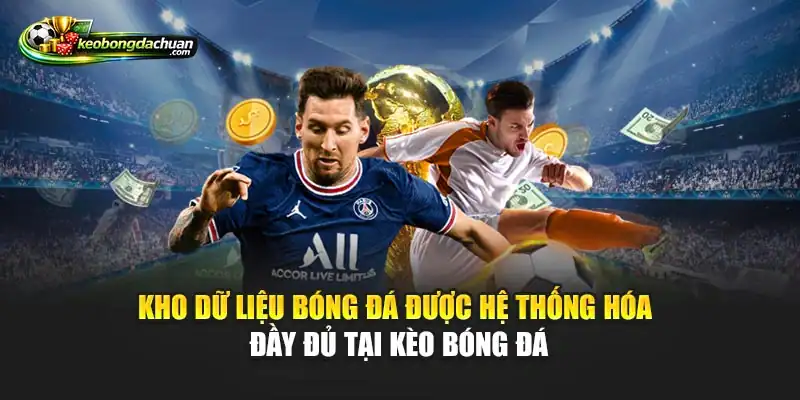 Kho dữ liệu bóng đá được hệ thống hóa đầy đủ tại Kèo bóng đá