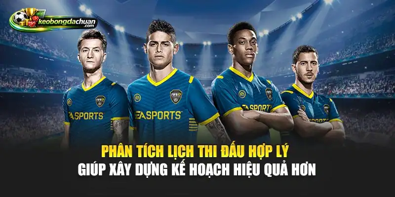 Phân tích lịch thi đấu hợp lý giúp xây dựng kế hoạch hiệu quả hơn